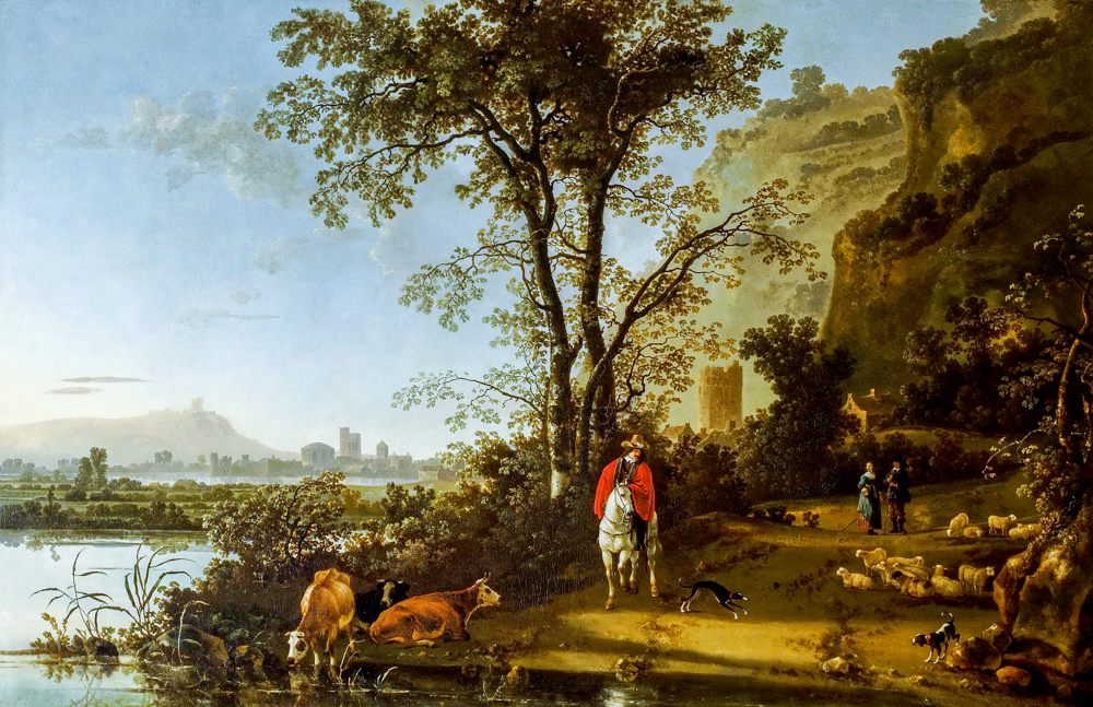 24阿尔伯特·雅各布斯·库伊普《风景与骑士、人物和牛》-编辑 拷贝.jpg